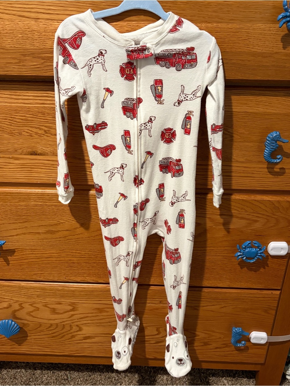 Carters Firetruck Footie PJs 🚒 24 mo